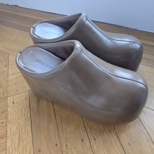Jeffrey Campbell Tan Platform Clogs